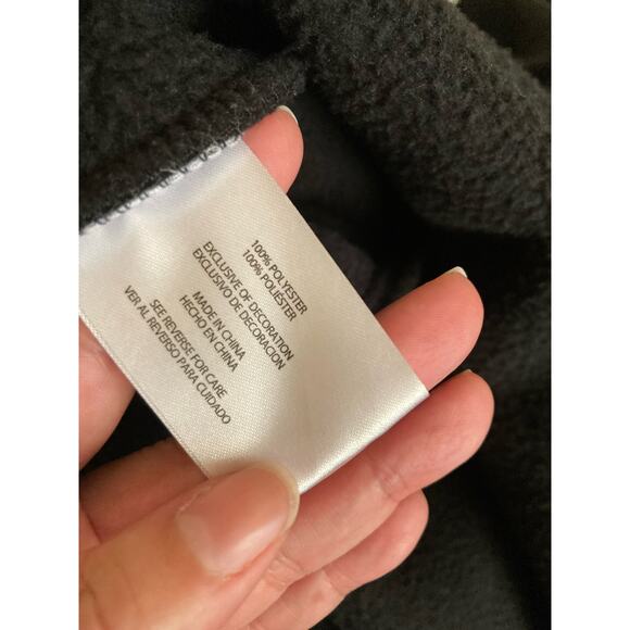 Orvis Men's Fleece Jacket Full Zip Size XXL Black Long Sleeve Deep Pile - Picture 7 of 7